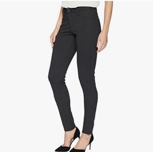 🌟 NEW! Jag Womens Charcoal Heather Lara Skinny Mid Rise Pants Size 4 J2461325.